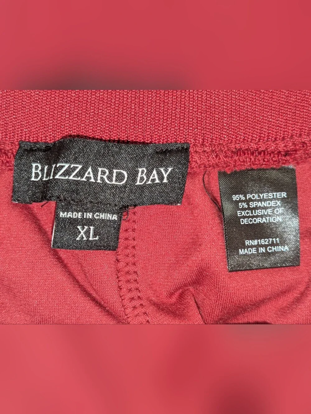 NWT Blizzard Bay XL Holiday Velour Jogger Pants Red Green Christmas Lounge Pants